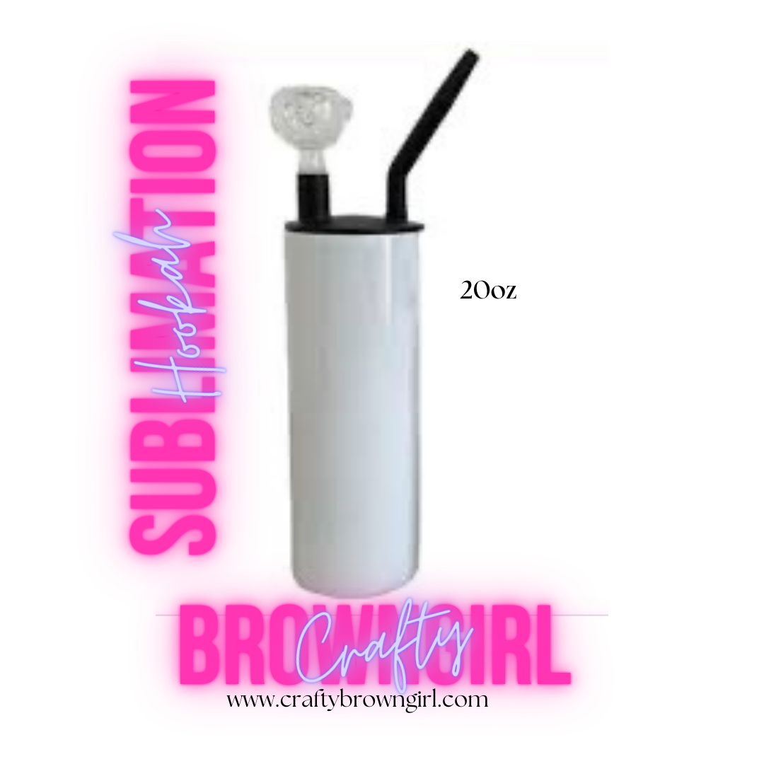 20oz Sublimation Hookah Tumbler – High-quality, customizable hookah tumbler crafted for sublimation printing. Features durable stainless steel construction, vibrant design potential, and portability for hookah enthusiasts and custom gifts.
