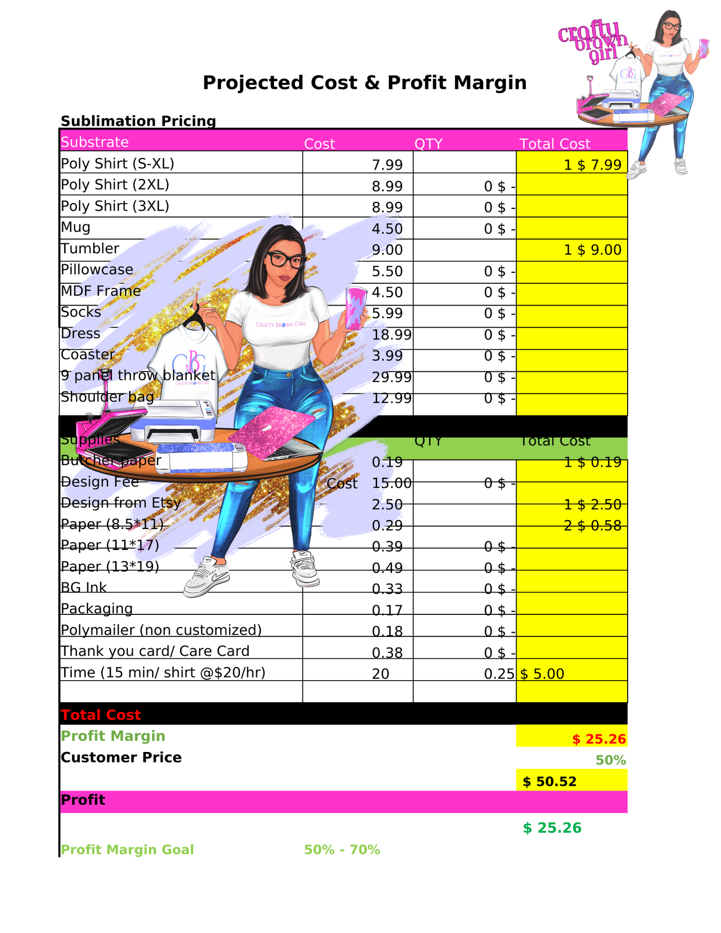 Craft Calculator