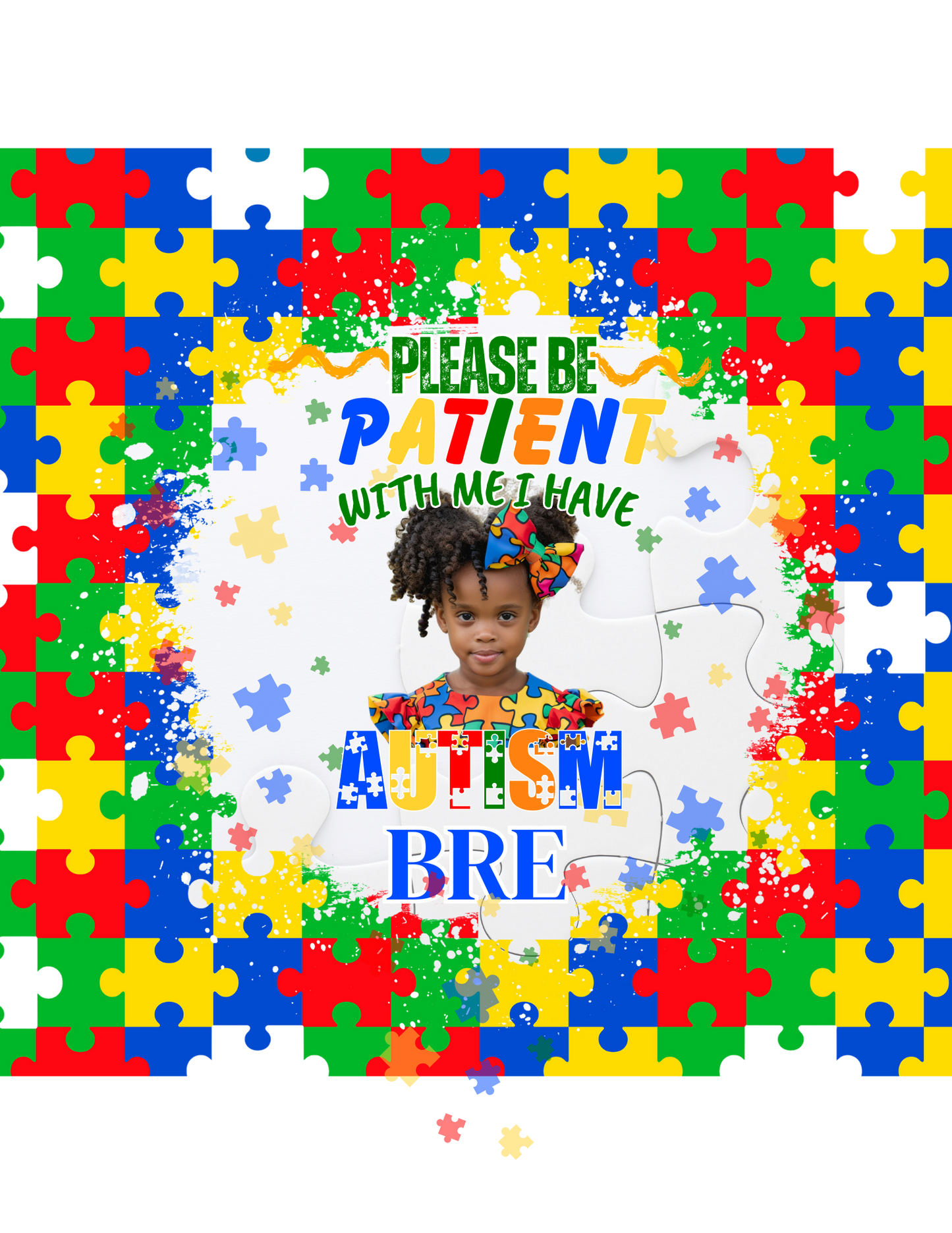 Custom composition book for autism awareness – Personalized notebooks featuring vibrant designs to celebrate neurodiversity by Crafty Brown Girl