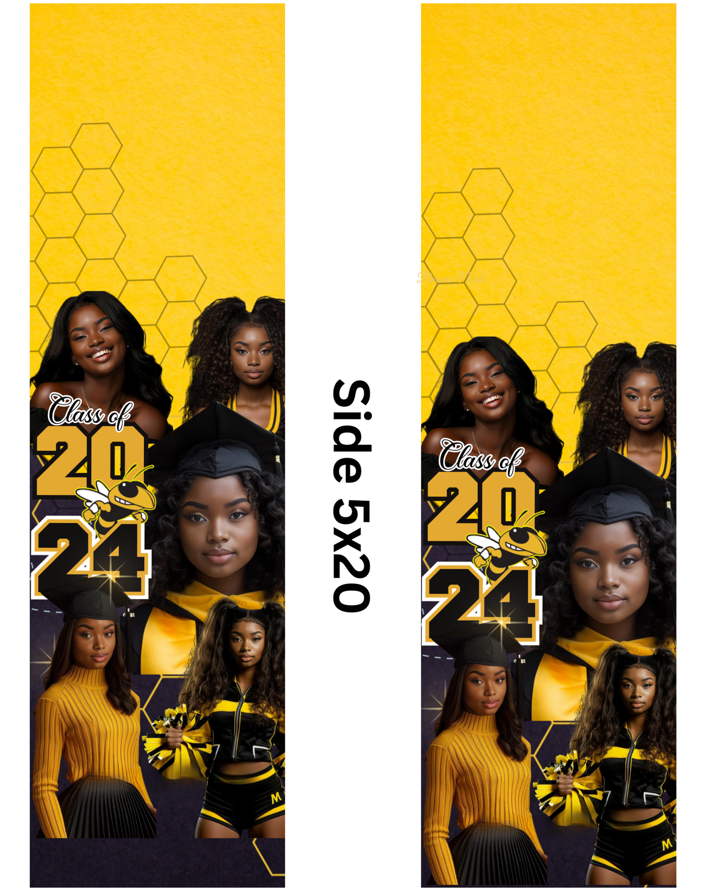 Editable Vending Machine 16X20 Yellow and Black