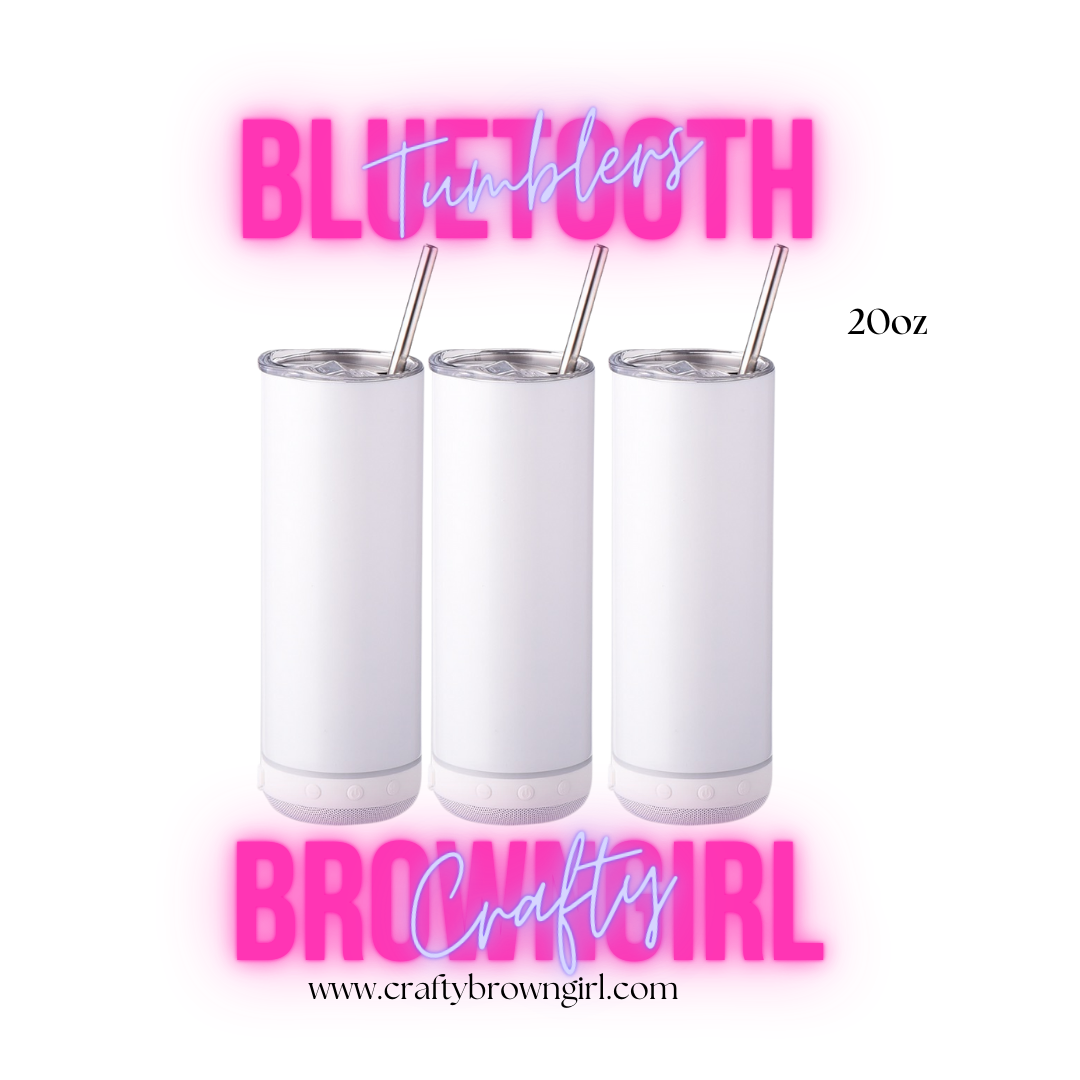 20 oz blank tumbler with lid and straw – perfect for custom gifts or small business use