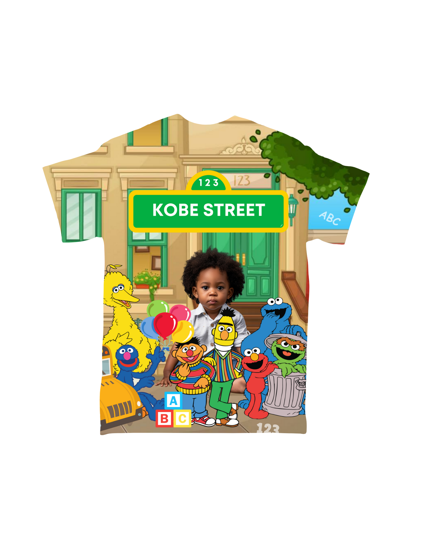 "🎨 Sesame Street All-Over Shirt – Brighten your day with this playful all-over print featuring beloved characters from Sesame Street! Ideal for fans of all ages. Shop now at Crafty Brown Girl's Shopify store! 🐾👕"