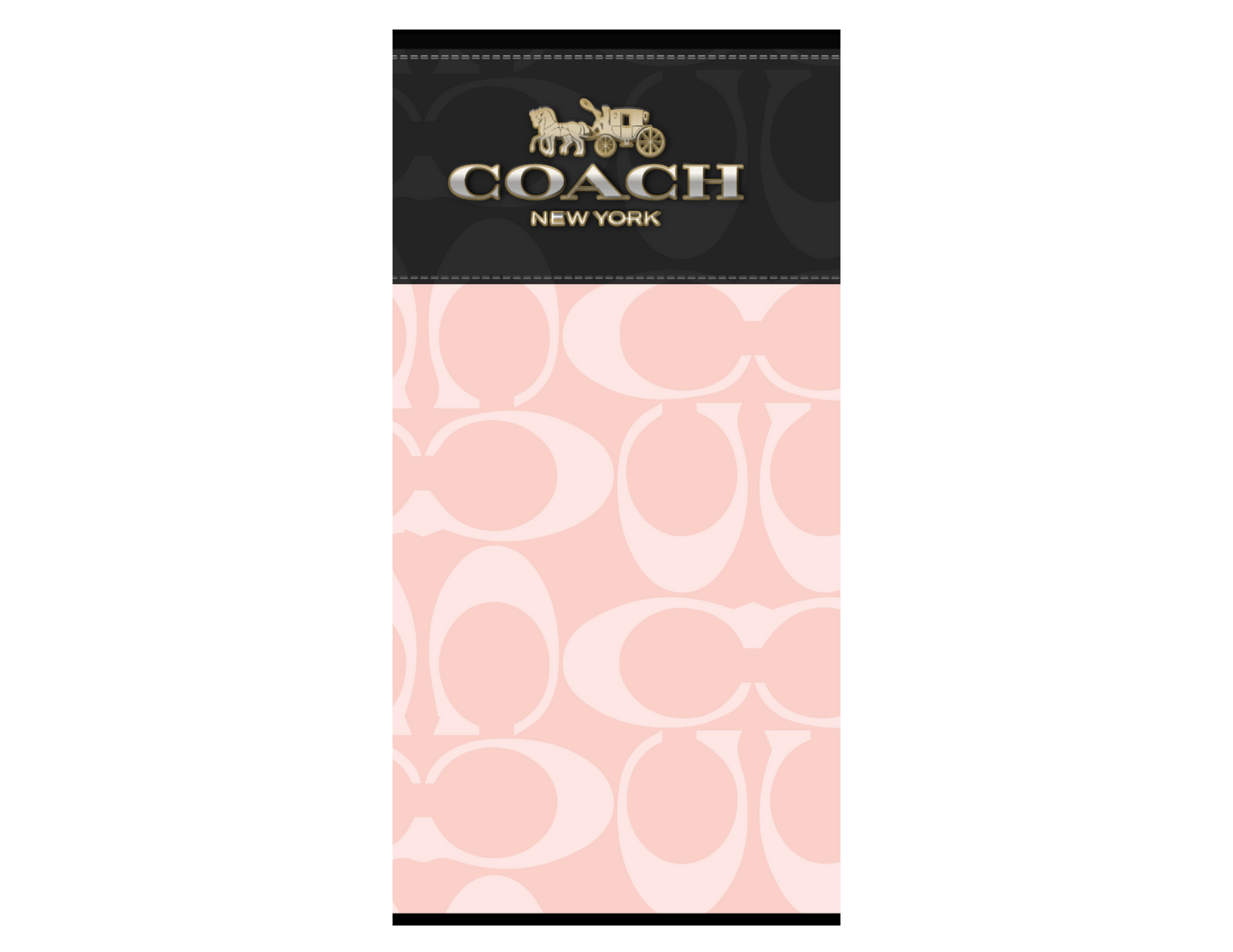 Pink Coach Purse Template
