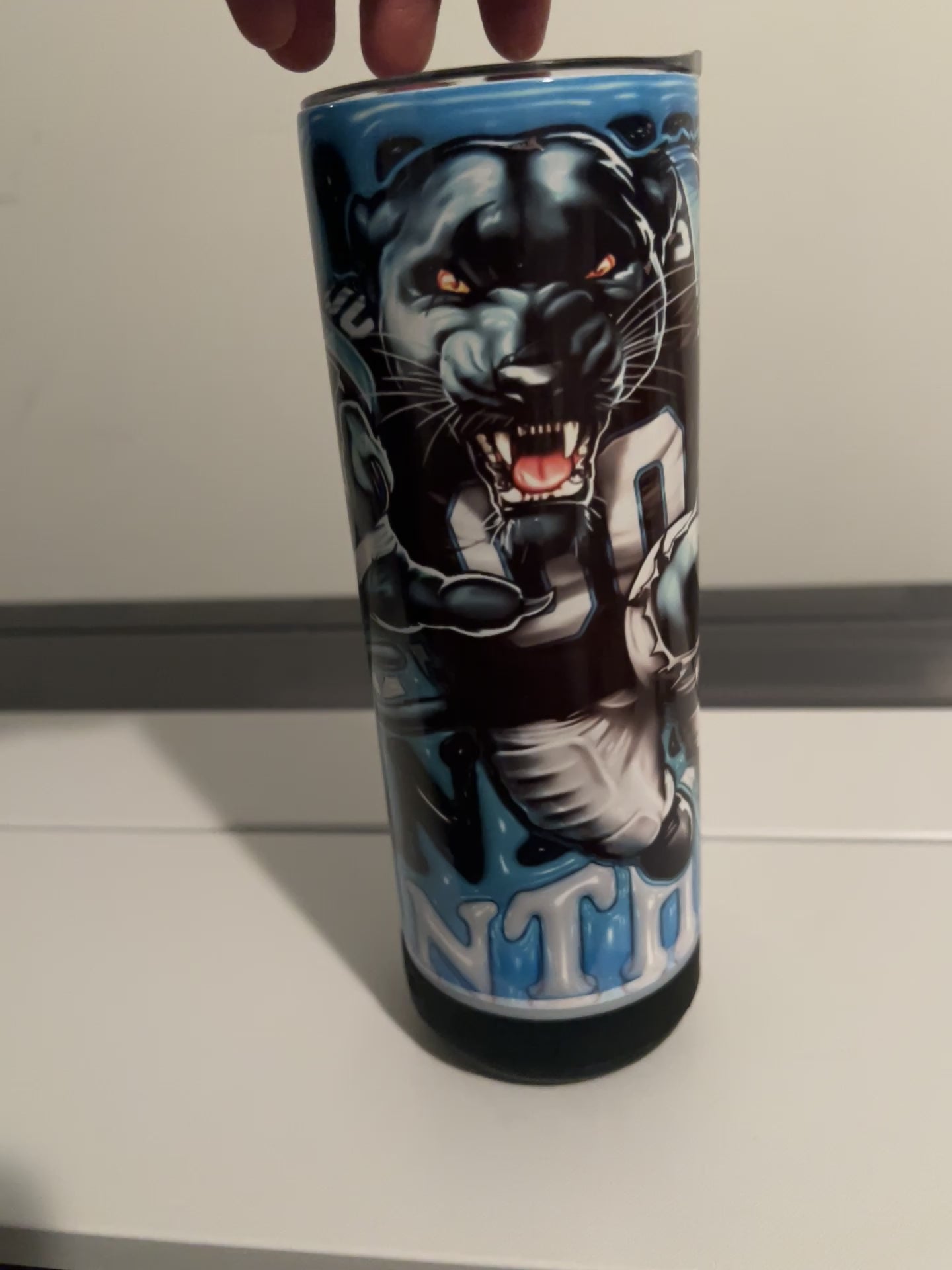 “20oz Bluetooth Tumbler – stay refreshed and enjoy your tunes with this tumbler’s built-in speaker. Great for parties, workouts, and travel. Available at craftybrowngirl.com.”