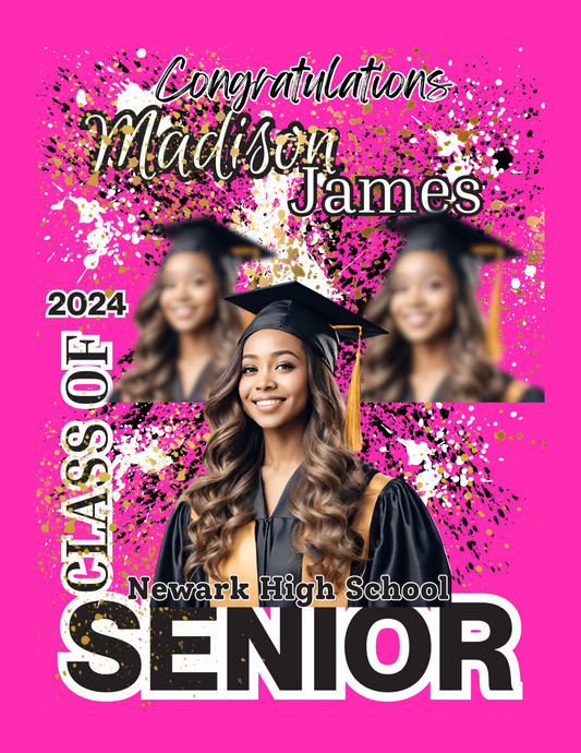 "Editable Graduation Shirt Bundle – Includes 11 customizable PNG images for creating personalized graduation shirts. Perfect for making your celebration unique and memorable. Explore and customize your bundle at Crafty Brown Girl's Shopify store!"