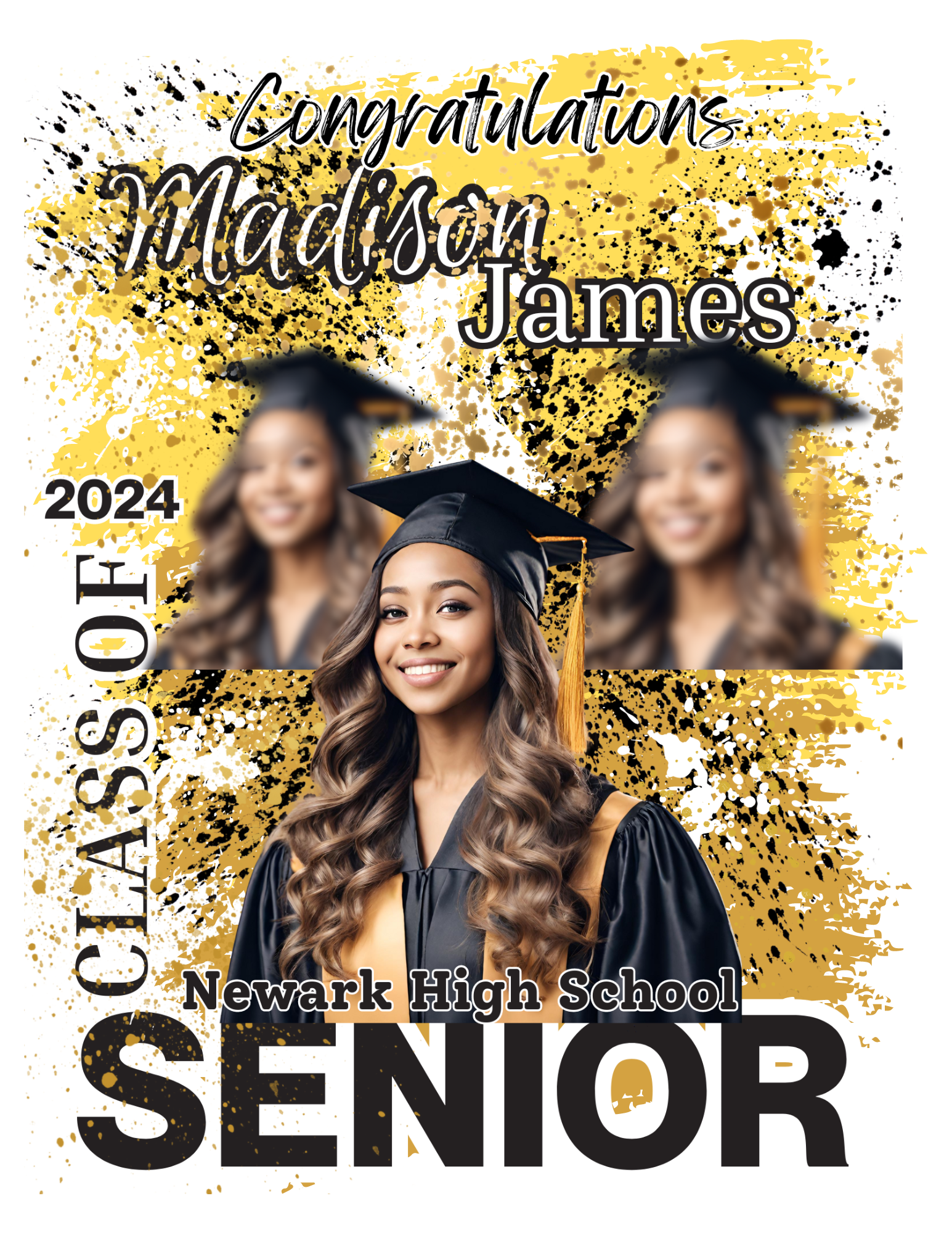 "Editable Graduation Shirt Bundle – Features 11 customizable PNG images to design your ideal graduation shirts. Add a personal touch to your celebration. Explore and shop the bundle at Crafty Brown Girl's Shopify store!"