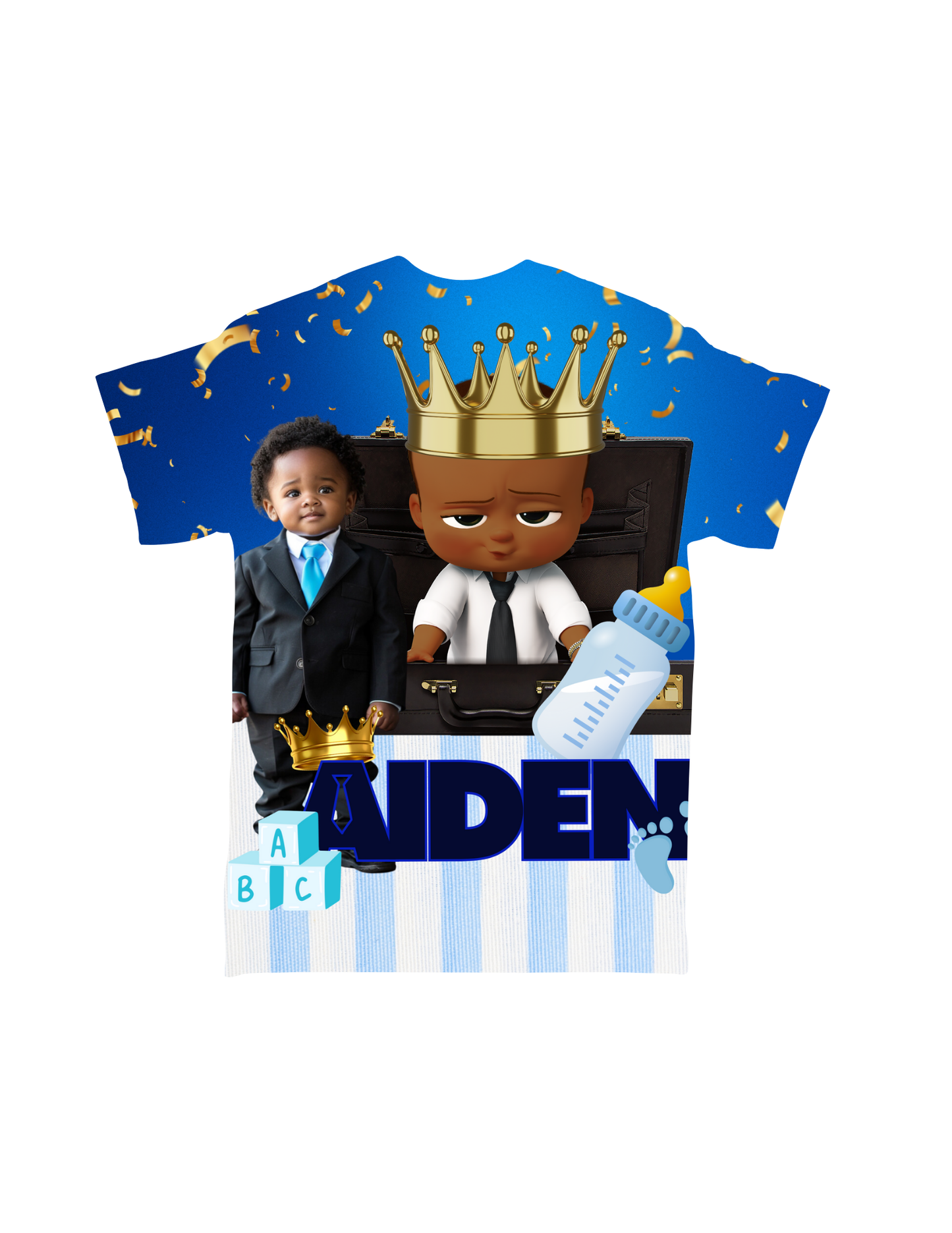 "👔 Boss Baby All-Over Shirt – Dress up in style with this fun all-over print featuring Boss Baby and his crew! Perfect for fans who love a touch of office humor. Shop now at Crafty Brown Girl's Shopify store! 💼👕"