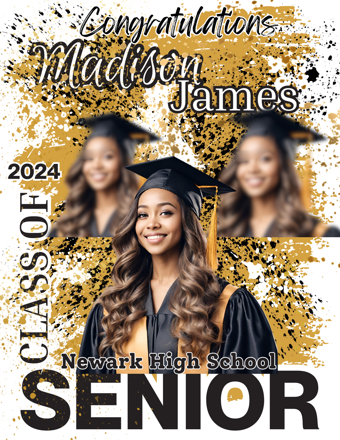 "Customizable Graduation Shirt Bundle – Get 11 editable PNG images to design your perfect graduation shirts. Tailor each design to your liking for a unique celebration. Shop the bundle now at Crafty Brown Girl's Shopify store!"