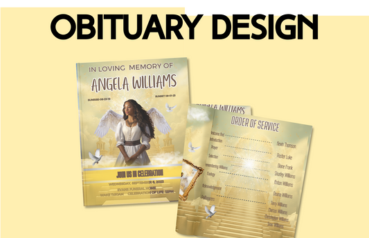 Editable Obituary Template