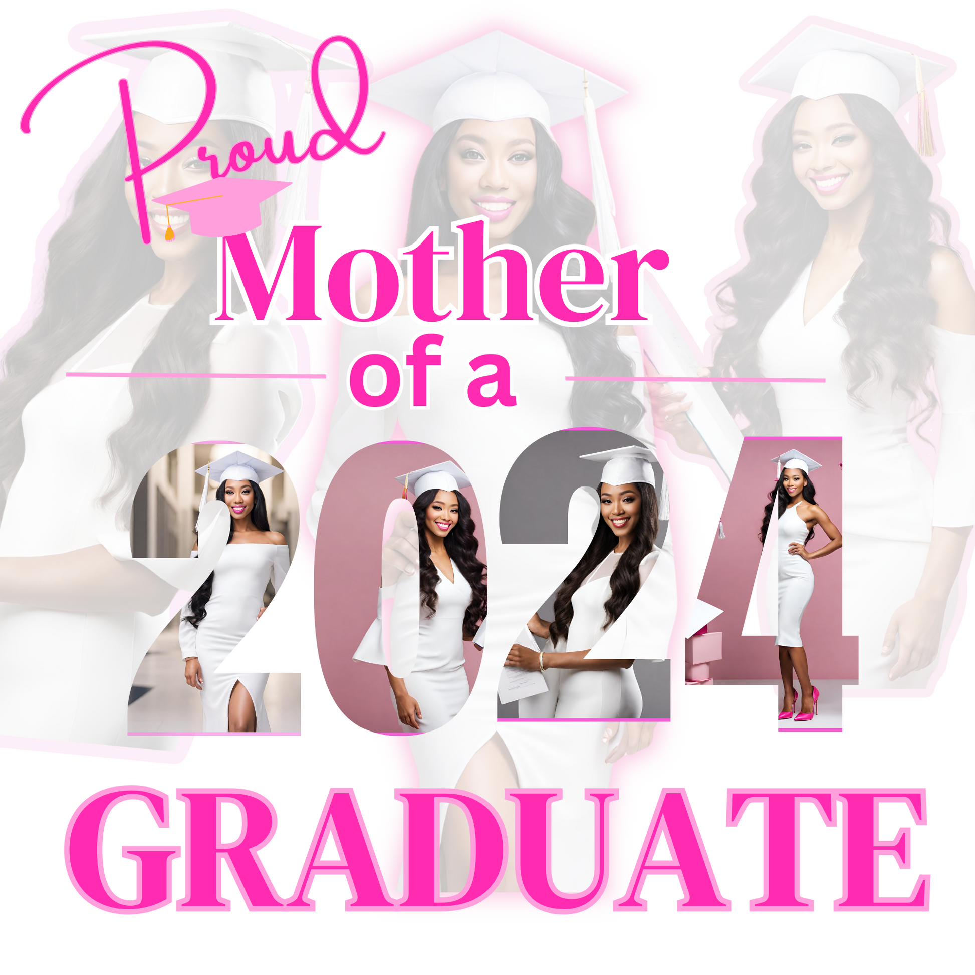 Editable Proud Mother Graduation Design