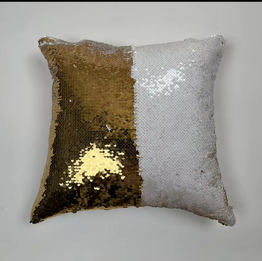 Glitter Pillow with Design