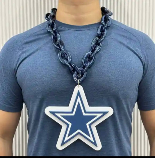 Trendy 3D Logo Fan Chain ideal for game day accessories and fan merchandise.