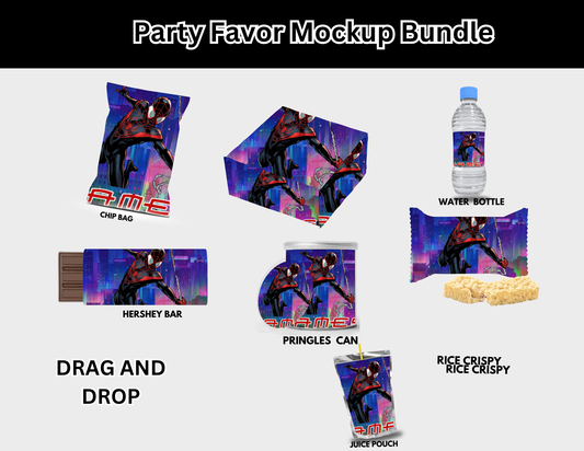 🎉 Swing into Action with Spiderman Editable Party Favors! 🕸️