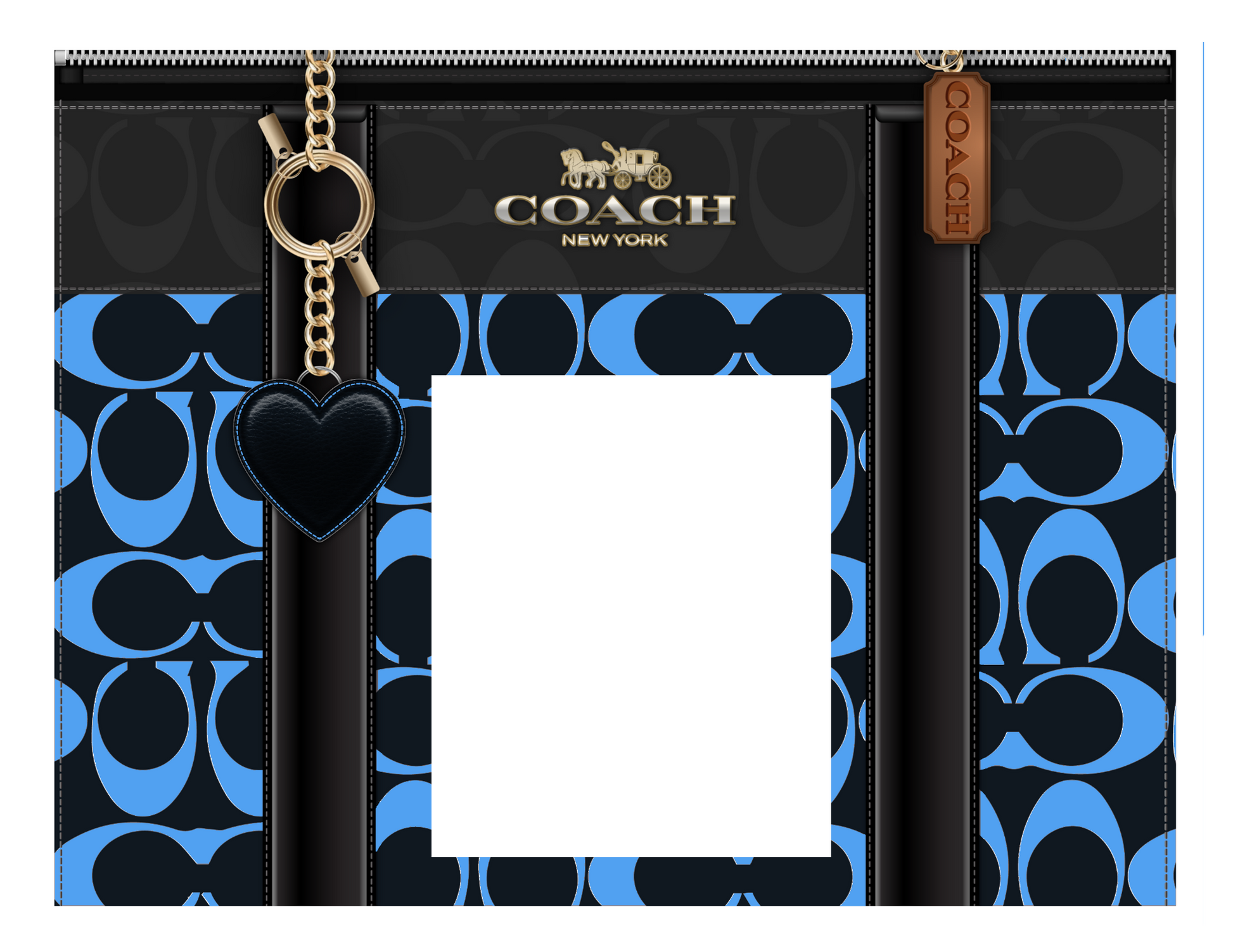 "Editable Coach Pocketbook Template – customizable design for personal or professional use, ideal for organizing and planning. Available for download on Crafty Brown Girl's Shopify store."