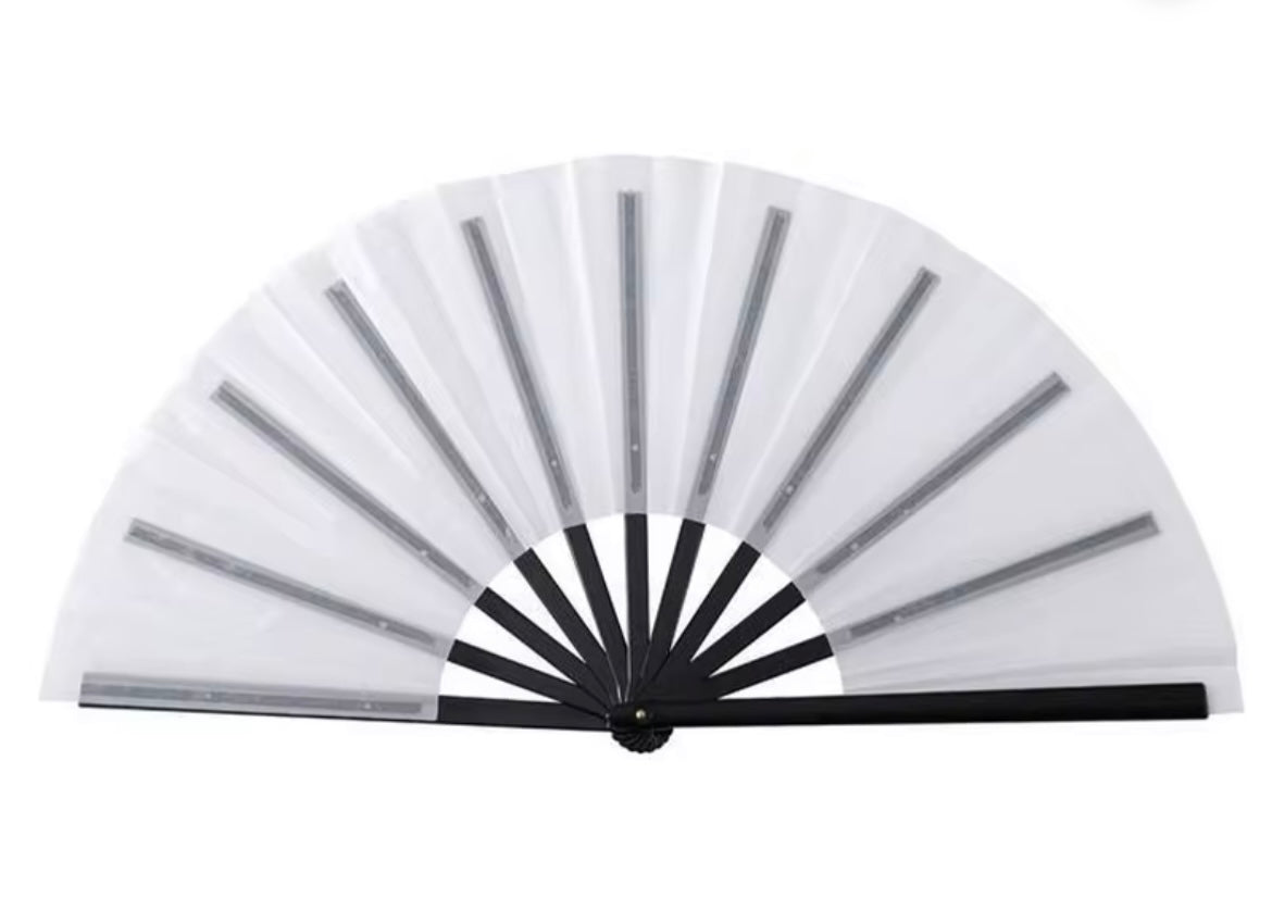 Vibrant Clack Fan featuring personalized graphics, ideal for celebrations and parties.
