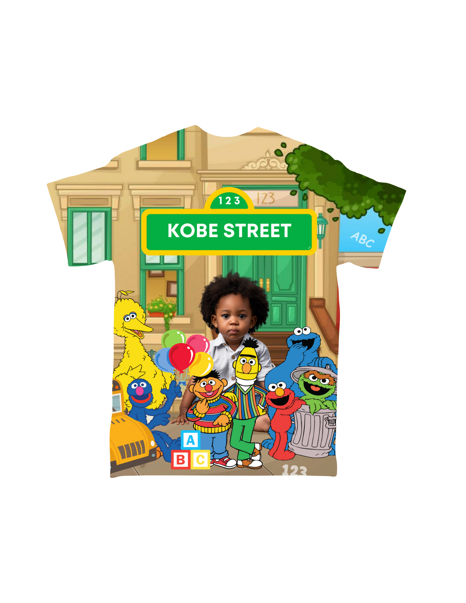 "🎨 Sesame Street All-Over Shirt – Brighten your day with this playful all-over print featuring beloved characters from Sesame Street! Ideal for fans of all ages. Shop now at Crafty Brown Girl's Shopify store! 🐾👕"